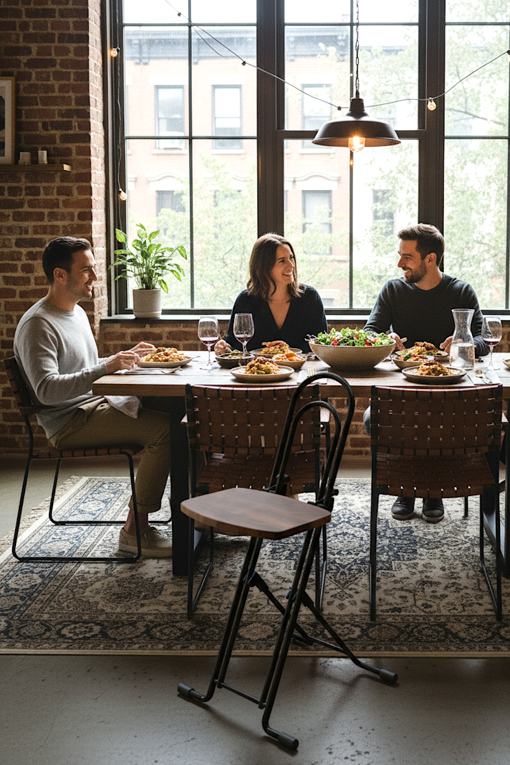 folding chair in your dining room