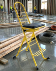 Pro yellow chair in a construction site