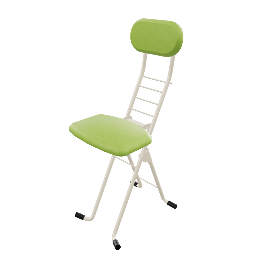 MESA Lime Ivory Height Adjustable Folding Chair Plateau Chair