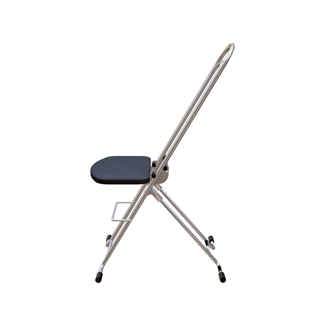 Encore/Silver - Height-Adjustable Folding Chair – Plateau Chair