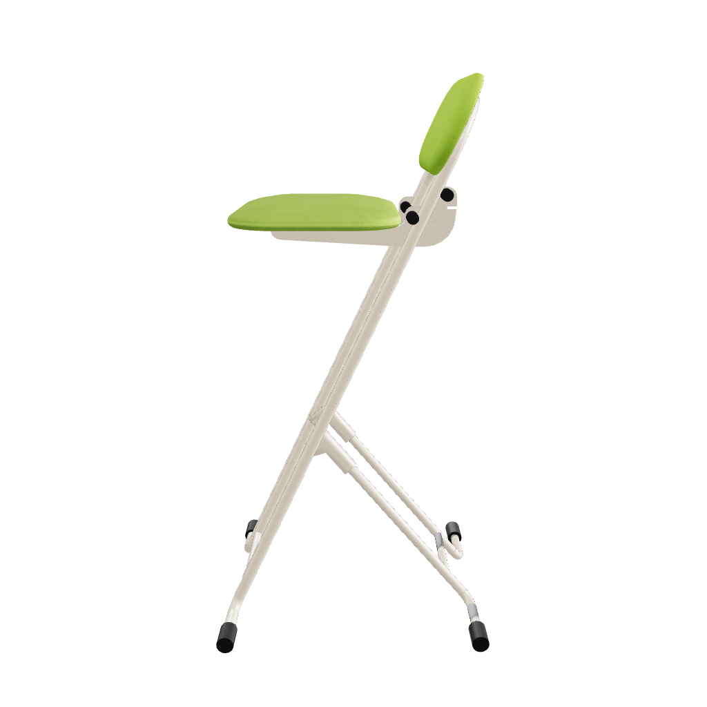 Terrace - Lime/Ivory - Height-Adjustable Folding Chair