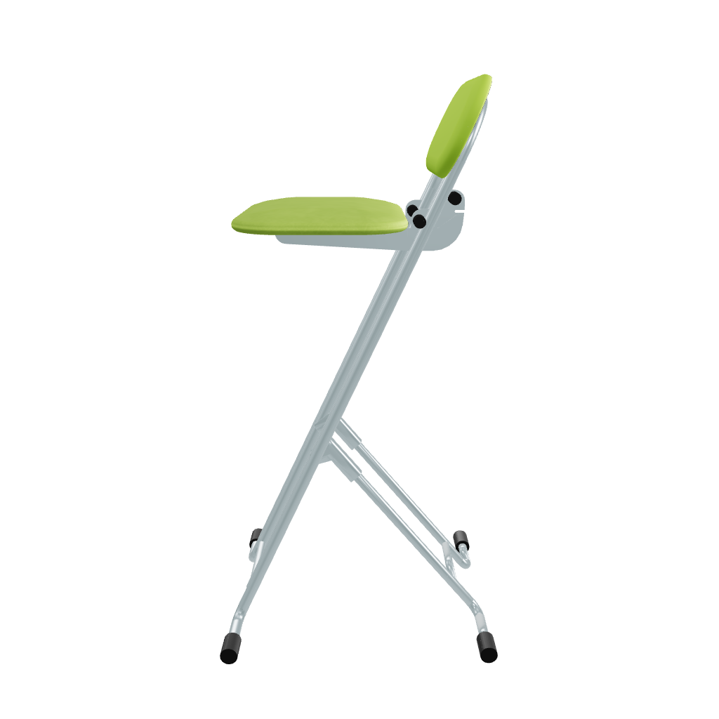 Terrace - Lime/Silver - Height-Adjustable Folding Chair