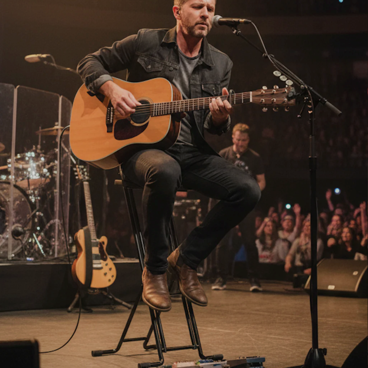 musician's chair on the stage