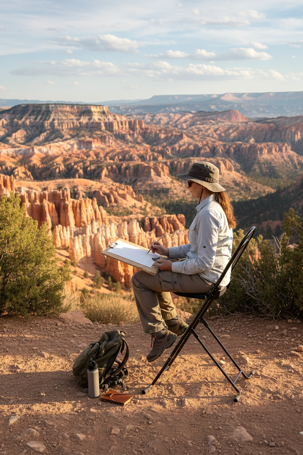 encore chair on a rock