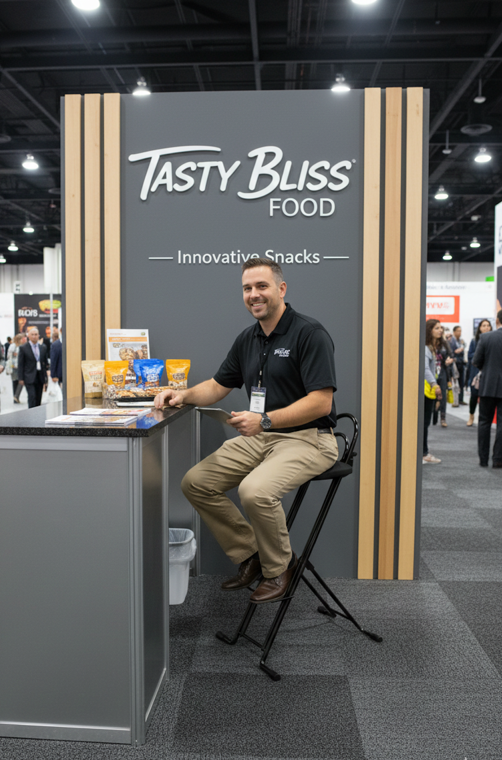 encore in a food booth