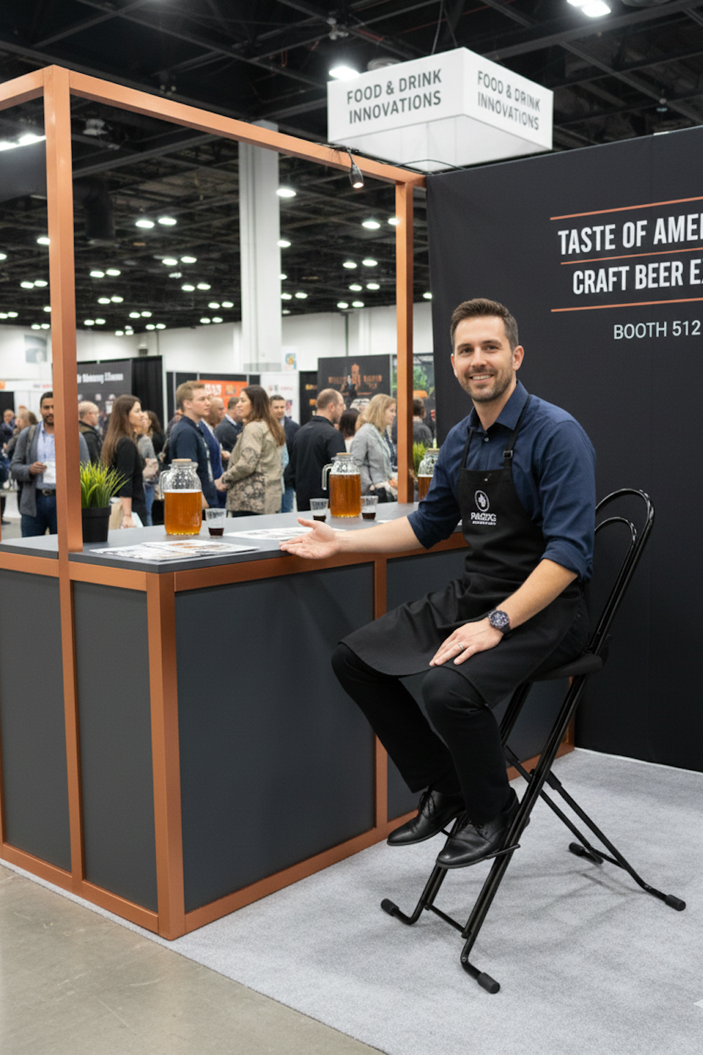 encore black in the food booth