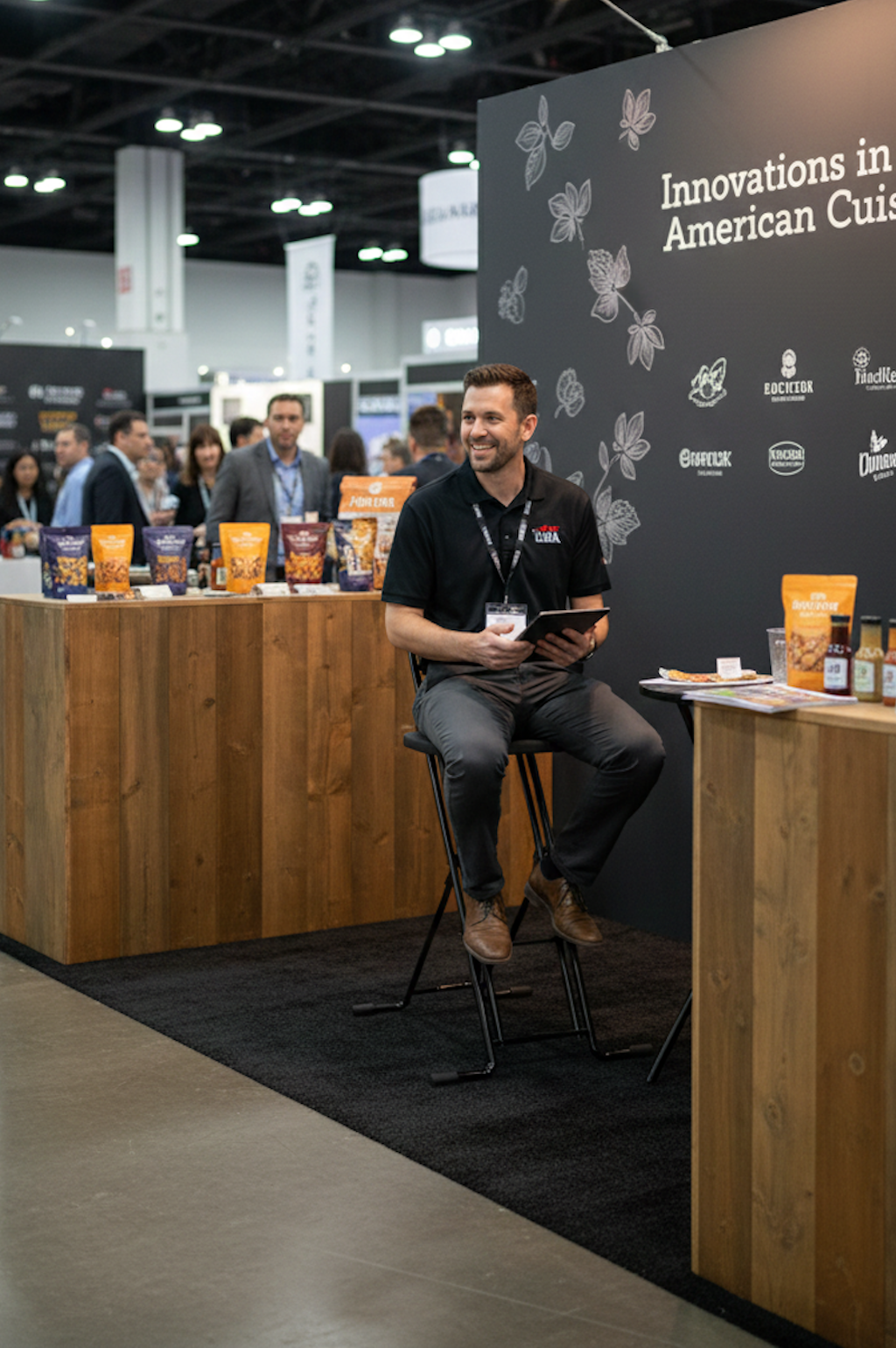 a men sit on the encore