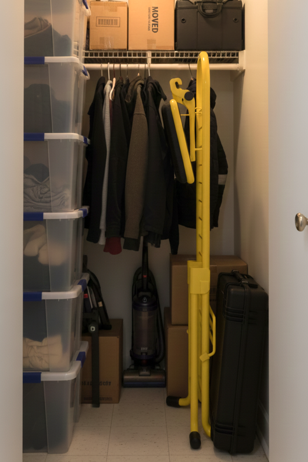 pro chair in the closet