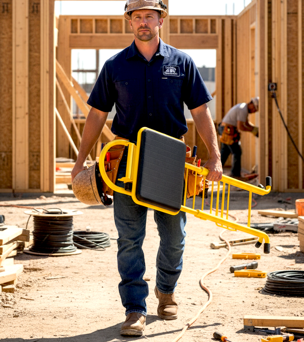 Carrying the Pro chairs