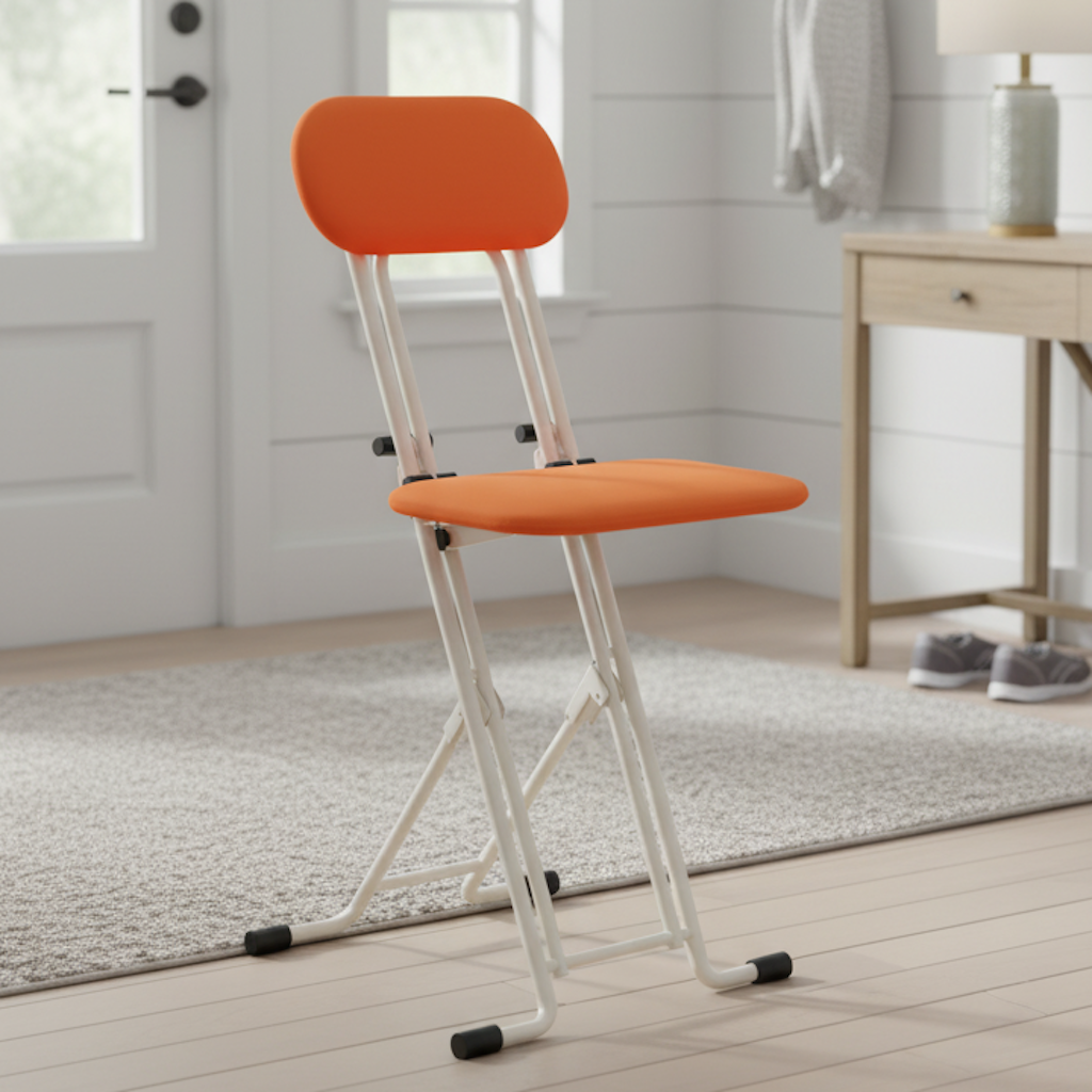 Folding chair in the entrance