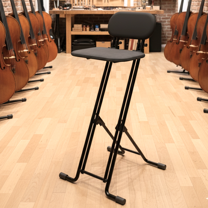 Terrace chair in the cellists store