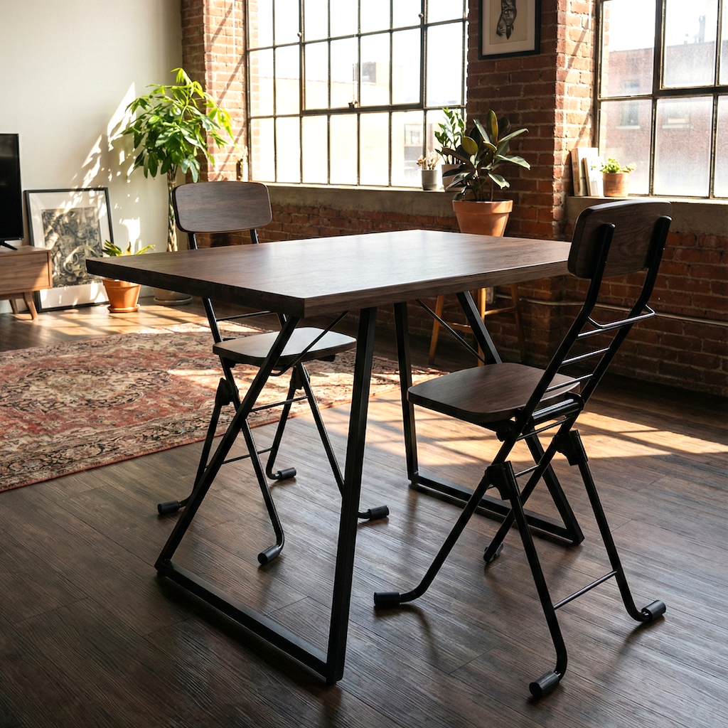 2 para chairs in a dining room