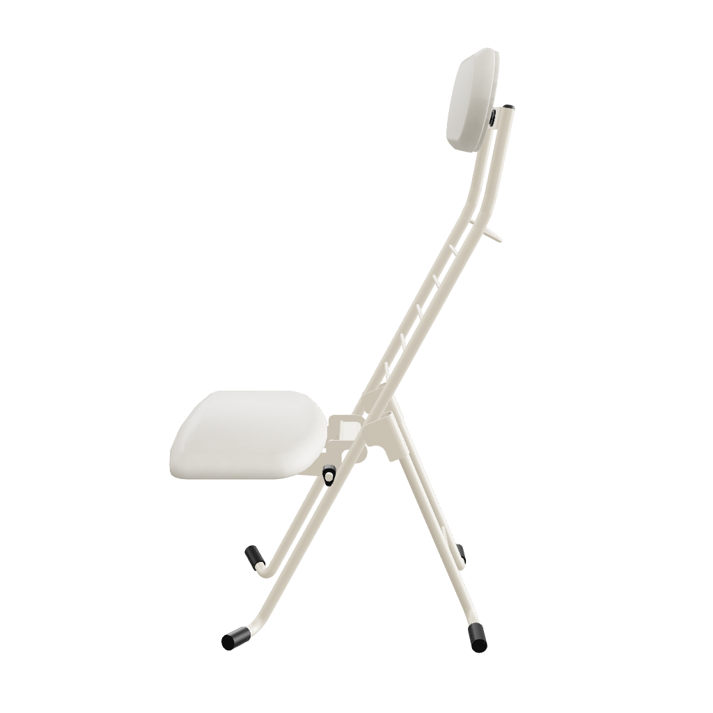 mesa white ivory low seat 3d