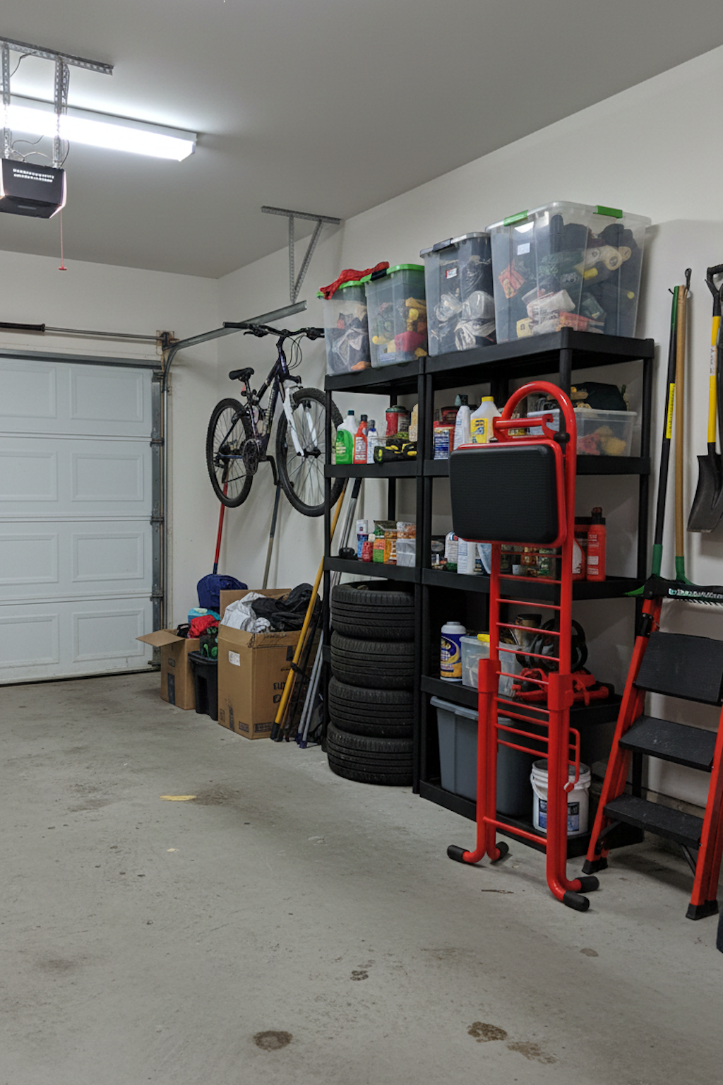 pro chair in the garage