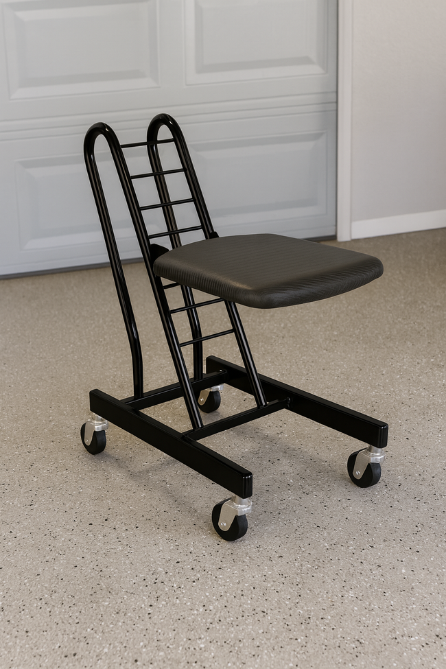 Adjustable Height Rolling Work Chair - PRO-Motion – Plateau Chair
